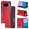 Adequado para Capa de Couro para Celular Google Pixel 11A com Textura Semelhante à Pele, Cores Contrastantes, Capa Flip Magnética Forte 9 Pro Capa Protetora