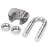 Grampo de Aço Galvanizado para Cabo de Aço Estilo Japonês, Grampo de Ferro Fundido, Tensor de Cabo de Aço, Grampo Garras de Gato para Fixação e Aperto