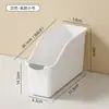 Caja de almacenamiento para esquina de gabinete, organizador para huecos de cocina del hogar, canasta para especias, canasta de plástico tipo cajón para clasificar y organizar artículos