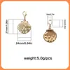 Accesorios Pequeños Hechos a Mano Aleación con Goteo de Aceite DIY Pulsera Collar Colgante de Oreja Llavero Accesorios Material Colgante Colgante