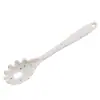 Venta al por mayor de fábrica Cuchara para Pasta con Garra de Silicona Integrada Rosa Herramienta para Servir Fideos de Cocina Utensilios de Cocina de Silicona Hogareño