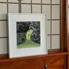 Camino de Flores hacia la Luz Retro Nórdico Vestíbulo Comedor Estilo Vintage Sala de Estar Pintura Paisaje Curativo Dormitorio Mesa Pintura de Mesa