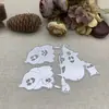 Vassoura de Halloween Fantasma DIY Metal Aço Carbono Molde Cortado Novo Produto Transfronteiriço Design Oco Item de Artesanato