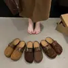 Zapatos de mujer retro versátiles cómodos sin cordones estampado de leopardo 2026 otoño nuevo estilo Birkenstock casual para ir al trabajo planos de suela blanda ligeros