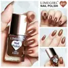 Esmalte de Uñas Base Agua Peel-Off Sin Horno Secado Rápido Desprendible Caja de Colores Set de Esmalte de Uñas Base Agua
