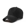 Chapéu de Sol Vintage de Tecido Macio para Homens, Revestimento de Malha Composta, Boné de Baseball de Algodão Lavado, Boné Simples com Aba Curta Desgastada