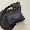 Bolsa de lona estampada estilo girly transfronterizo para mujer, nuevo modelo 2026, gran capacidad, versátil para ir al trabajo, bolso de hombro, bolsa casual