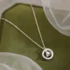 Colar de Lírio-do-Vale em Formato de Anel, Design de Nicho Levemente Luxuoso, Corrente para Clavícula Feminina, Corrente de Pescoço de Alta Qualidade, Presente para Namorada ou Melhor Amiga