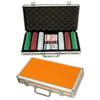 Bolso pequeño prefabricado al por mayor del fabricante Aluminio Plata Caja de fichas con código 300 Caja de almacenamiento para juego de fichas Caja de aluminio