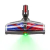 W es Adecuado para Accesorios de Cepillo para Suelo de Aspiradora Dyson Dysonv7V8V10V11V15 Cabezal de Cepillo para Suelo Luz Verde Cepillo Anti-Enredos