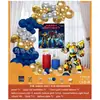 Conjunto de Balões de Aniversário Infantil para Crianças de 1 a 5 Anos, Suprimentos de Decoração para Cena de Festa, Conjunto Completo para Meninos e Meninas