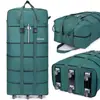 Saco de envio grande capacidade armazenamento mudança edredom roupas roda universal com rodas mala de viagem