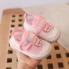 [Promoção] Sapatos de Malha Respirável Vazados para Crianças Pequenas Sapatos de Malha Macios e Sólidos Sandálias de Verão Sapatos para Bebês Meninos e Meninas