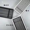 Rejilla de Ventilación de Aire Acondicionado de Aleación de Aluminio/ABS Extendida Ultraestrecha Empotrada Sin Marco Persiana de Retorno de Aire
