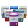 Caixas de Embalagem para Cosméticos e Artigos de Higiene Pessoal em Cartão Dourado e Prateado, Caixas de Embalagem Fosco com UV Reverso para Artigos de Higiene Pessoal, Personalização em Pequenos Lotes