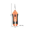 Tijeras de podar de acero inoxidable en stock para ramas de frutas, ramas de flores y poda de plantas, tijeras de cabeza recta y curva, disponibles para dropshipping