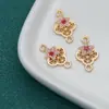 Accesorios para Joyería DIY Aleación que Conserva el Color Colgantes Antiguos Pasadores Pendientes Colgantes Tocados Collares Colgantes de Borla