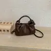 2026 Bolso Cruzado Nuevo Moda Color Sólido Bolso Cuadrado Pequeño Estilo Coreano Nicho Simple Versátil Bolso de Mano Bolso de Hombro Plegado
