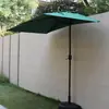 Sombrilla de Exterior de Media Cara, Sombrilla de Sol para Montar en la Pared, Altura Ajustable, Sombrilla de un Lado, Sombrilla Lateral Elevable, Sombrilla Cuadrada para Plantas Verdes en Balcón