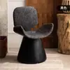 Taburete Giratorio de Maquillaje Estilo Ins Lujo Ligero Italiano Silla con Respaldo para Dormitorio Tocador de Salón de Belleza Silla para Manicura Modelo Popular