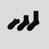 Calcetines de Algodón Puro de Xinjiang, Calcetines Deportivos para Hombre y Mujer, Color Sólido Negro y Blanco, Primavera y Verano, Todas las Estaciones, Calcetines Cortos Antiolor para Estudiantes, Calcetines de Pareja
