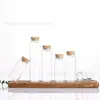 Botellas con Tapón de Corcho de 37 mm, Tubos de Vidrio de Borosilicato Transparente, Botellas para Empaque de Cordyceps al por Mayor, Botellas para Derivar Deseos