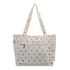 2026 Bolso Nuevo de Nailon con Estampado de Lunares Bolso Tote Casual Moda Estilo Coreano Versátil Gran Capacidad Bolso de Hombro