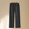Jeans Mom Rectos de Moda Auténticos de Marca con Forro Polar y Engrosamiento Nuevo Estilo Otoño/Invierno 2026 Pantalones Largos para Mujeres de Mediana Edad y Mayores Abuela