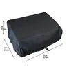 Cubierta Impermeable para Parrilla Exterior Cubierta para Sartén Eléctrica de Barbacoa Cubierta Portátil contra la Lluvia y el Polvo Protección para Electrodomésticos de Cocina del Hogar