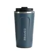 Taza de Café Estilo Europeo Transfronteriza Termo de Viaje Taza de Regalo de Acero Inoxidable Aislamiento Simple Vacío Doble Capa Taza Artesanal