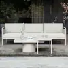 Sofá de Exterior, Loveseat, Estilo Diseñador para Hotel y Alojamiento, Silla de Ratán de Moda, Muebles de Ratán Creativos para Sala de Exhibición