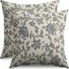 Fronha Floral Retrô Mais Vendida Transfronteiriça Almofada Creme Estilo Country Amazon Almofada Decorativa para Sofá de Casa Mesinha de Cabeceira