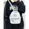 Tendência Nacional de Nicho Transfronteiriço Estilo Antigo Feminino Inverno 2025 Novo Mochila Pequena Esportiva Casual Mochila Mini Leve Bolsa de Ombro Duplo