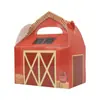 Maleta de Animal Nuevo Transfronteriza Caja Grande para Pastel Caja para Dulces de Animales Pequeños de Granja Caja Cuadrada de Fondo para Pasteles