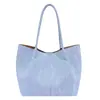 Bolsa tote feminina transfronteiriça, bolsa de ombro versátil de grande capacidade para o dia a dia, design de nicho, bolsa de braço de alta moda para mãe e filha