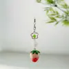 [Preocupações de Frutas Vermelhas] Chaveiro de Fruta Pingente de Bolsa Acessórios para Mochila de Menina Morango Doce Celular