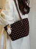 Bolso Tote Retro de Ante con Lunares Yuezi para Mujer Otoño/Invierno 2026 Nuevo Casual Gran Capacidad para Ir al Trabajo Bolso de Hombro Único