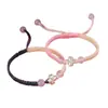 Pulseras de Pareja de Trébol de Cuatro Hojas por Año Zodiacal para Hombres y Mujeres, Modernas y Sencillas, Regalos para Estudiantes, Pulseras de la Suerte Hechas a Mano