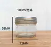 Pote Selado Ninho de Pássaro Mel Garrafa de Vidro Garrafa de Geleia Garrafa de Molho de Morango Caviar Copo para Bolo Mousse Picles Engarrafado