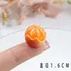 Resina sintética desenho animado fruta laranja cola cremosa capa de celular material diy bolsa acessórios de resina feitos à mão