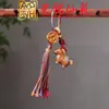 Pingente Borla Cavalo do Zodíaco Yuanbao Pintado Sandália Roxa Ano do Cavalo Pingente Chaveiro Arte Ming Xianyuan Cavalo de Sandália Corrente de Celular