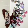 Adesivo de Parede Estéreo 3D Borboleta Cobertura de Manchas Adesivo de Parede à Prova de Umidade Decoração de Quarto