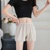 Pantalones de tres puntos de cintura fina de verano ajustados para mujer, moda slim, leggings de seguridad Joker, una generación de pelo