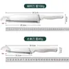 Set Dos en Uno de Cuchillo de Cocina y Tabla de Cortar, Set Completo de Utensilios de Cocina para Uso Doméstico, Adecuado para Dormitorio, Incluye Cuchillo para Rebanar, Cuchillo para Cortar Carne y Tabla de Cortar