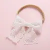 Amazon mais vendido laço de renda bebê anel de cabelo de nylon europeu e americano fofo faixa de cabeça de nylon atacado