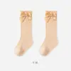 Calcetines para Bebé Calcetines de Malla Calcetines Altos Calcetines de Princesa con Lazo Calcetines para Bebé de Malla Transpirables Calcetines Dulces para Pantorrilla Venta al por Mayor