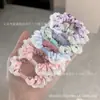 Sanrio Flor de Renda Intestino Grosso Cuidado com o Cabelo Faixa de Cabelo Fofa Desenho Animado Coração de Menina Pequeno Fresco Doce Anel de Intestino Alta Elasticidade