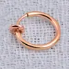 Brincos falsos personalizados cor primavera clip de orelha brincos joias femininas acessórios DIY argola de nariz argola de orelha brinco argola de mola