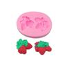 Molde de silicona para goteo de pegamento Fruta Fresa Plátano azúcar molde de silicona uva piña decoración de chocolate molde para hornear pasteles