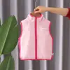 Colete de Lã Novo Estilo Primavera e Outono, Colete Casual Infantil Sem Mangas, Colete de Lã de Inverno, Versátil para Estudantes e Esportes